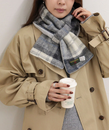 【TWEEDMILL/ツイードミル】別注カラーウール×フリースリバーマフラー