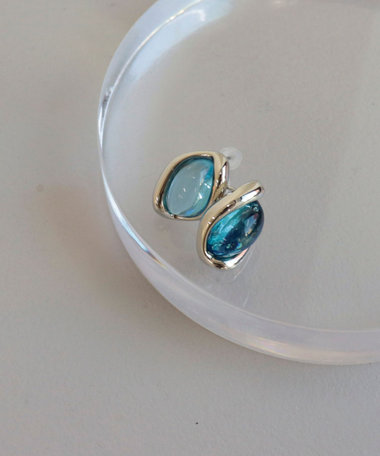 カラーメタルカバーピアス