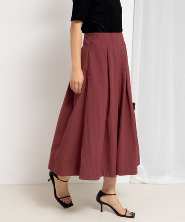 【オシャレ⭐NOLLEY'S】オレンジ　ボタン付きスカート　サイズ36 オシャレ⭐NOLLEY'S】オレンジ ボタン付きスカート サイズ36