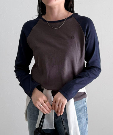 シアーラグランロンＴシャツ