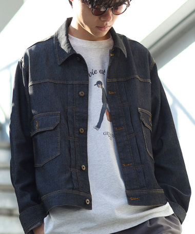 【軽量ストレッチ】メッシュデニム3rdタイプジャケット