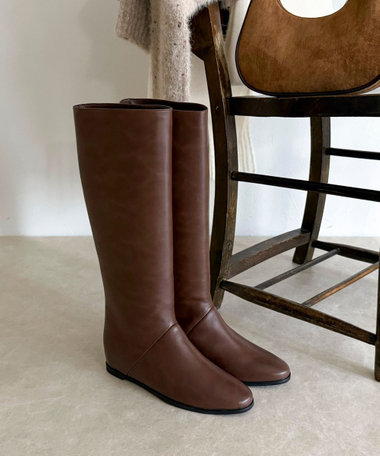 【ATELIER BRUGGE / アトリエブルージュ】インヒールロングブーツ