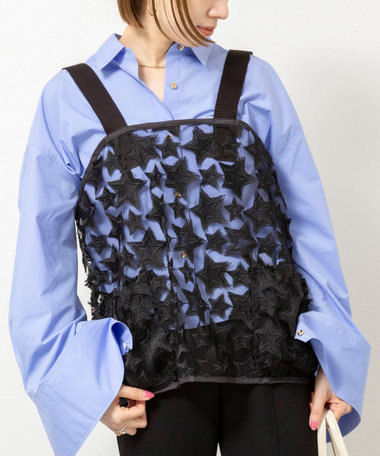 45th limited edition2WAYスターフリンジミリタリーベスト