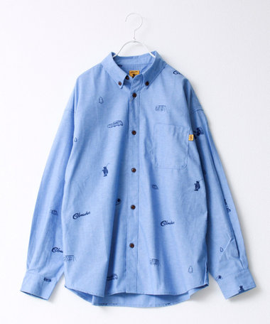 【COBMASTER/コブマスター】シャンブレー総柄B.Dシャツ