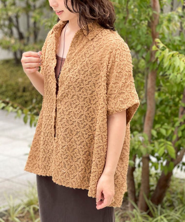 リエミラー　ノーリーズ　カーキオーバーシャツ シャツ｜トップス｜Rie Miller/RM denim(リエミラー/アールエム