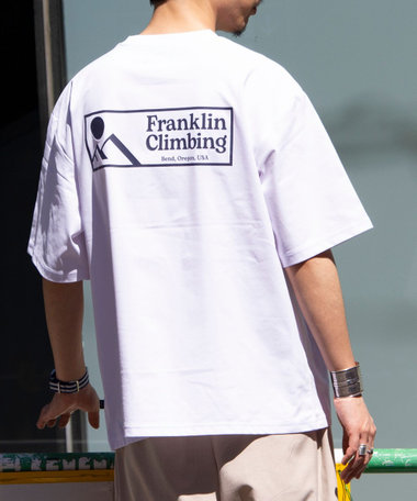 ［WEB限定 TIME SALE！］【限定展開】【Franklin Climbing/フランクリンクライミング】グラフィック バックプリント 半袖 Tシャツ（4-0650-2-53-010）｜GLOSTER(グロスター）｜men（MEN）｜NOLLEY'S MALL（ノーリーズ モール）
