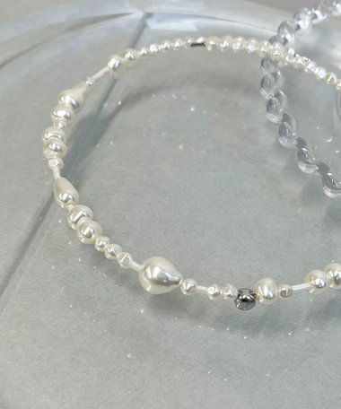 ワイヤーパールチョーカー