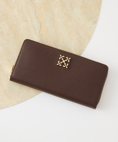 モノグラムプレートラウンドジップウォレット(SO-372)