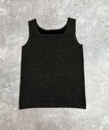 ラメニットタンクトップ