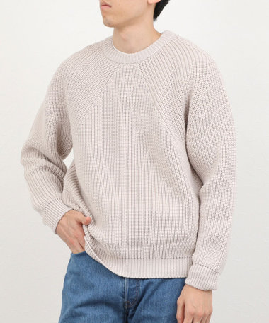 【BATONER/バトナー】SIGNATURE C/N シグネチャークルーネックニット 26AW