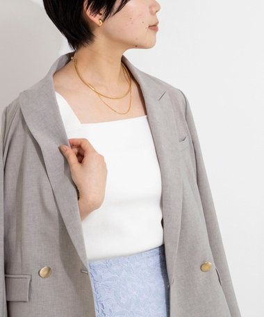 《手洗い可能》総針ニットキャミ