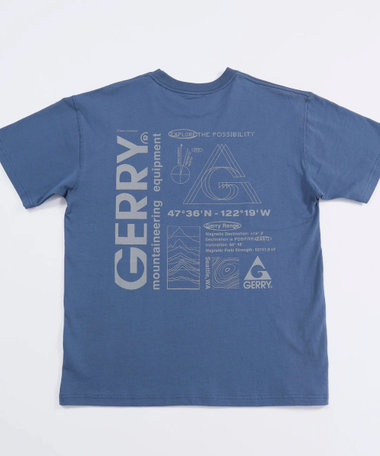 【GERRY/ジェリー】7.5oz Heavy Jersey S/S Graphic Tee