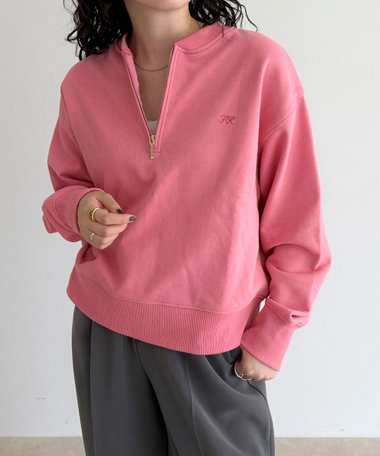 ［WEB限定 SPECIAL PRICE！］ハーフジップ裏毛スウェット