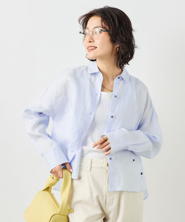 MY STANDARD マルチWAYリネンショートシャツ