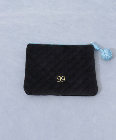 【grace grace/グラスグラス】パデッドスクエアポーチ