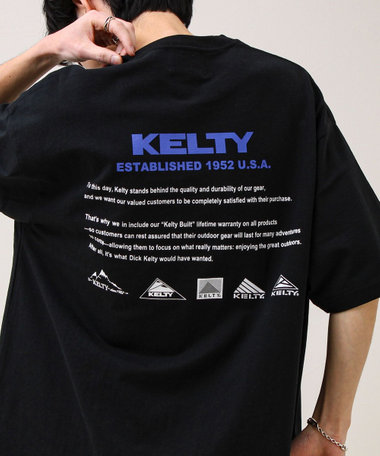【KELTY×GLOSTER】別注 バックヒストリーロゴT