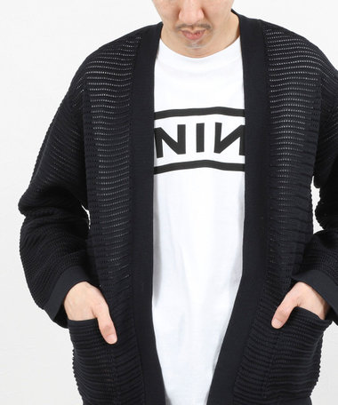 【BATONER/バトナー】SUMMER KNIT BUTTONLESS C/D 26SS / サマーニットボタンレスカーディガン