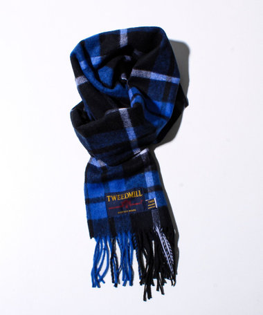 ［WEB限定 SPECIAL PRICE！］【TWEED MILL/ツイードミル】ウールチェックストール25