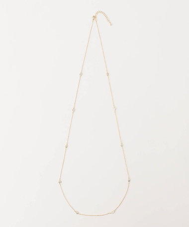 ジルコニアチェーンネックレス