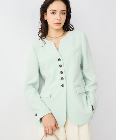 ノーカラージャケット｜ジャケット/アウター｜NOLLEY'S MALL