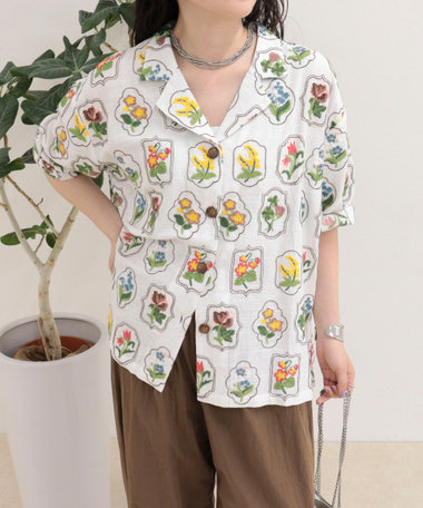 エンブロイダリージャケットシャツ