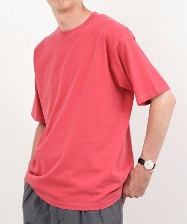 【BECシリーズ】《接触冷感/UVカット》PIGMENT DYE BIO WASH ピグメント染め オーバーサイズTシャツ