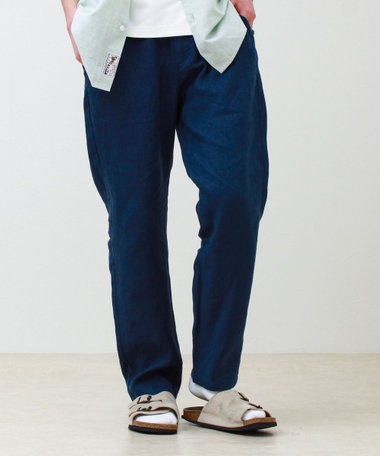 【リネン100％/夏の定番】リネンイージーパンツ