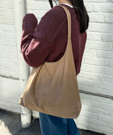 ［WEB限定 SPECIAL SALE！］フェイクスエードトライアングルバッグ