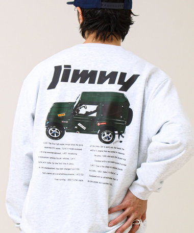 【ロングセラーコラボ】ジムニー×GLOSTER Suzuki Jimny 裏毛プリントスウェット