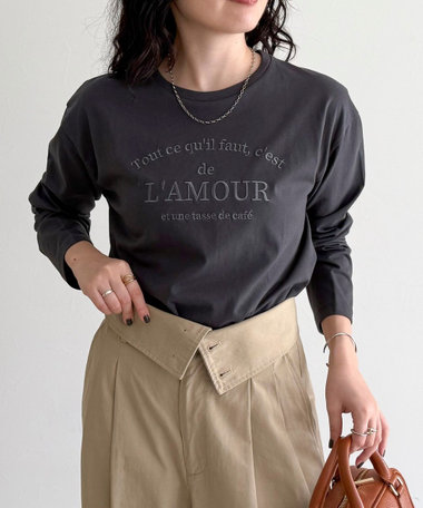 ［WEB限定 SPECIAL PRICE！］ワントーンロゴロンTシャツ