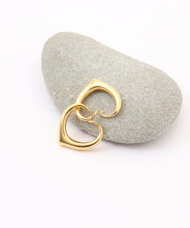 【ucalypt/ユーカリプト】Two Hearts Connected Ring