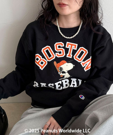 【Champion/チャンピオン】SNOOPY CREW SWEATSHIRT