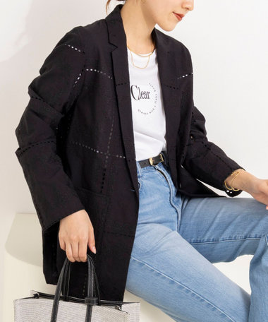 ［WEB限定 SPECIAL PRICE！］ウォッシャブルレースジャケット