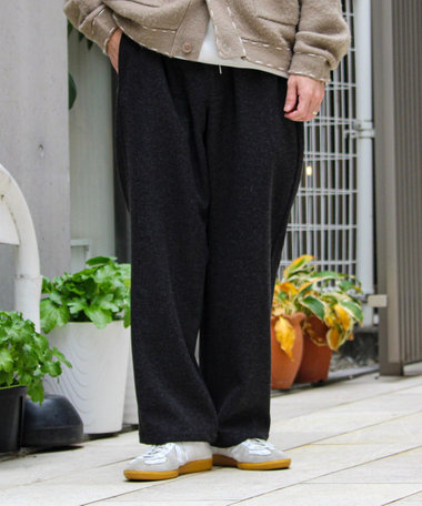 【GOODNESS WEAR】リラックスメルトンパンツ