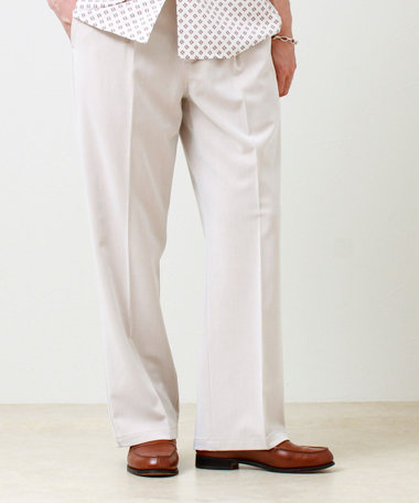 【美シルエット】ミディアムストレート フレアパンツ