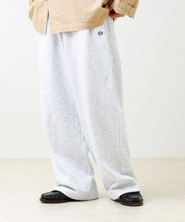 【DISCUSS】裏毛ワイドスウェットパンツ