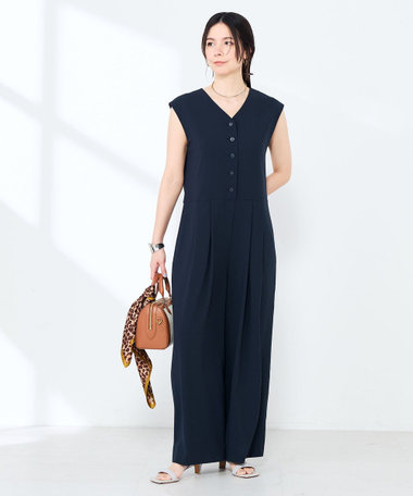 ウォッシャブルエアリージョーゼットオールインワン