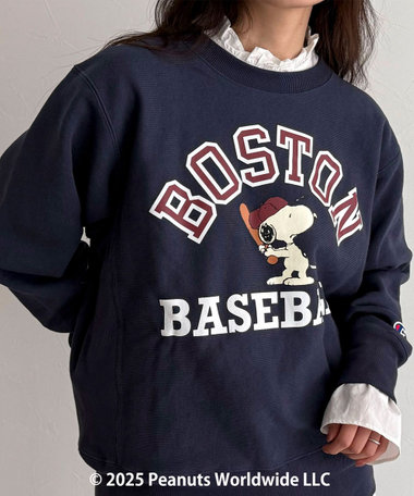 【Champion/チャンピオン】SNOOPY CREW SWEATSHIRT