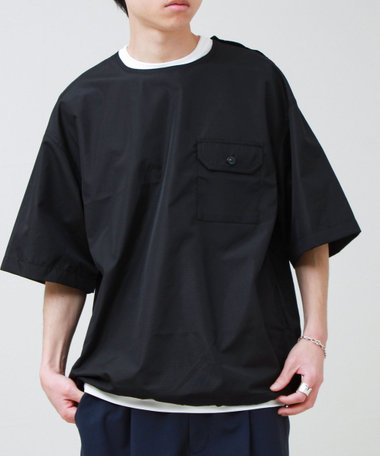 【TAION / タイオン】ノンダウン ミリタリー ハーフスリーブカットソー