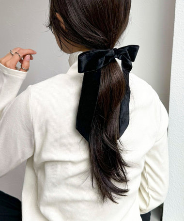 ベルベットリボンヘアカフ