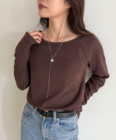 ［WEB限定 SPECIAL PRICE！］ハートチャームY字ロングネックレス