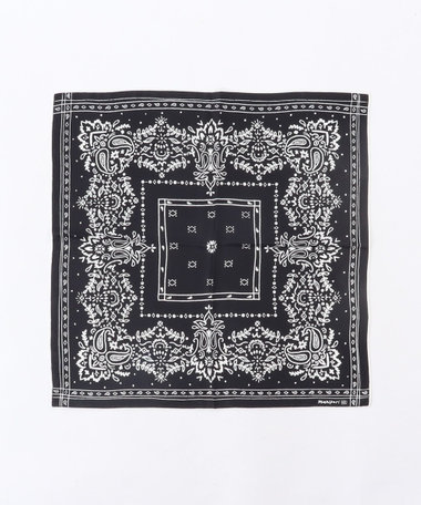 【manipuri/マニプリ】 シルクスカーフ65（バンダナ柄）