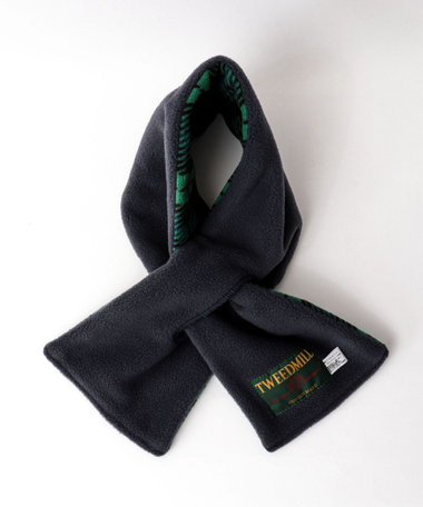【TWEEDMILL/ツイードミル】別注R/Sフリースクロスマフラー17
