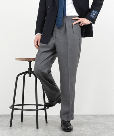 ウォッシャブルウールワイドスラックス 26SS