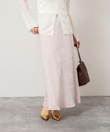 ノーリーズソフィ　スカートスーツ セットアップ対応》ウォッシャブルウール調サージセミタイトスカート