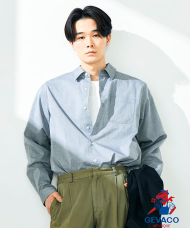 【GEVACO/ゲバコ】シャンブレーシャツ