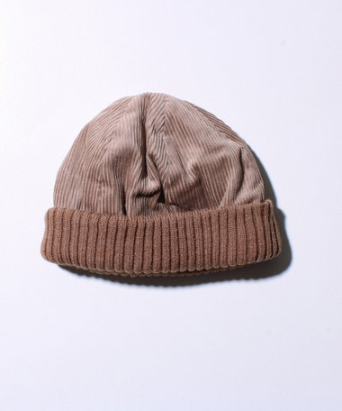 【GLOSTER/グロスター】コーデュロイ ロールワッチ ニット帽