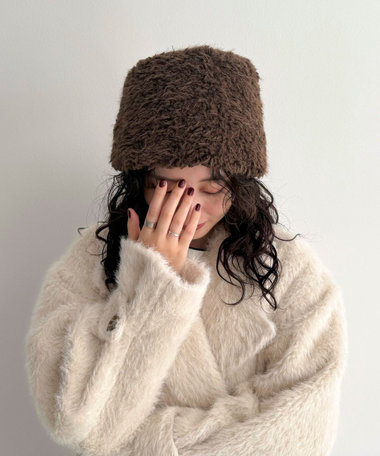 【CASSELINI/キャセリーニ】ソフトファーロシアンキャップ