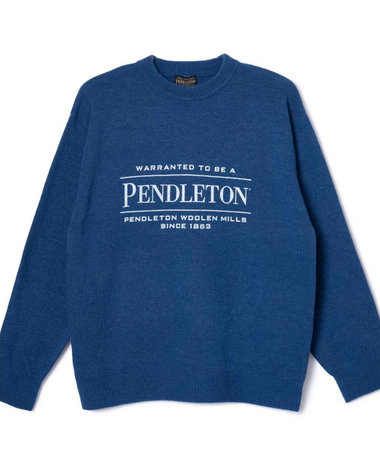 【PENDLETON/ペンドルトン】 ロゴプリントクルーネックニット(7GG)