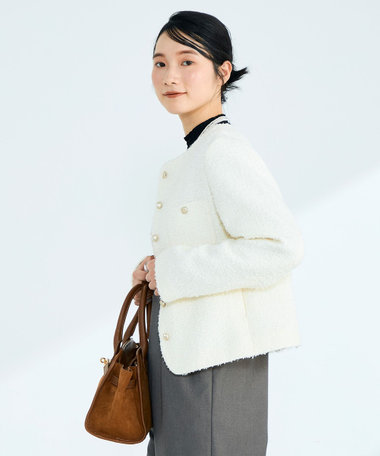 ノーカラージャケット｜ジャケット/アウター｜【WINTER SALE開催中